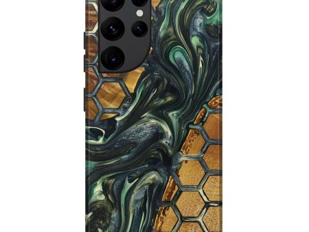 Galaxy S22 Ultra Wood+Resin Live Edge Phone Case - Essie (Pattern, 696783) Fashion