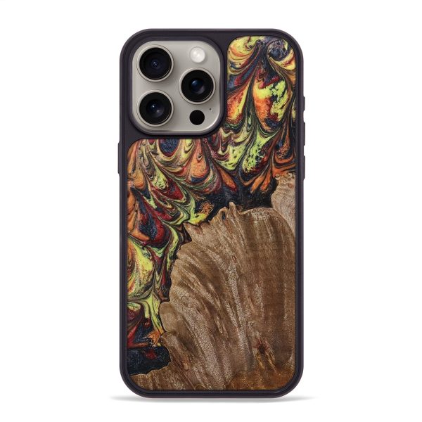 iPhone 15 Pro Max Wood+Resin Phone Case - Riley (The Lab, 697237) Cheap