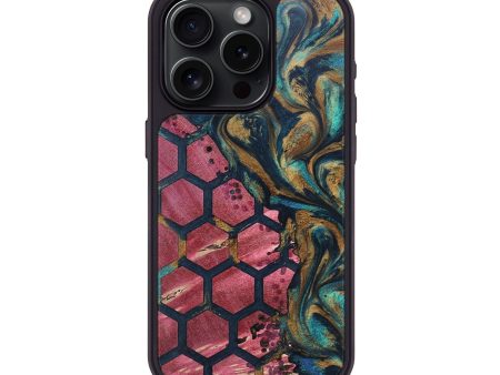 iPhone 15 Pro Wood+Resin Phone Case - Vivian (Pattern, 697615) Cheap