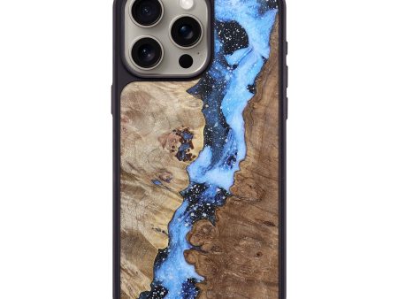 iPhone 15 Pro Max Wood+Resin Phone Case - Katherine (Cosmos, 695552) Supply