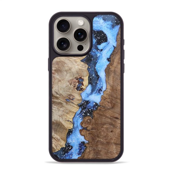 iPhone 15 Pro Max Wood+Resin Phone Case - Katherine (Cosmos, 695552) Supply