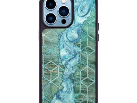 iPhone 14 Pro Max Wood+Resin Phone Case - Alice (Pattern, 698688) Online now