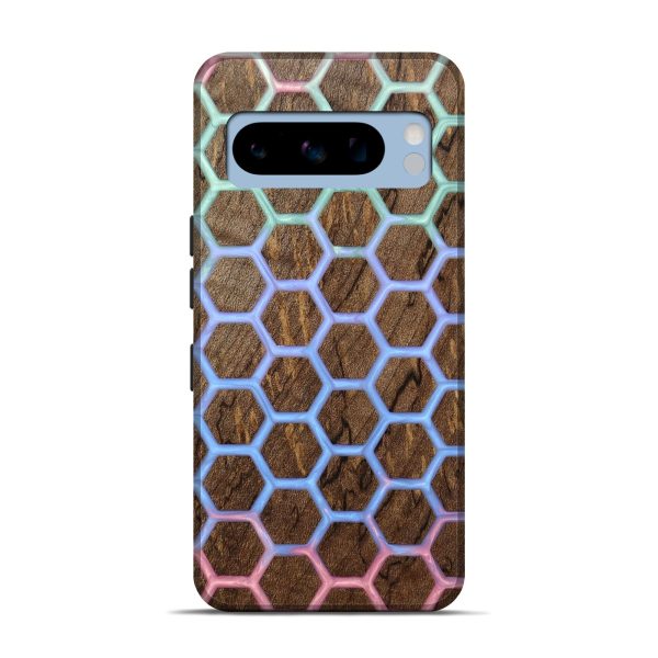 Pixel 8 Pro Wood+Resin Live Edge Phone Case - Kristy (Pattern, 696179) Fashion