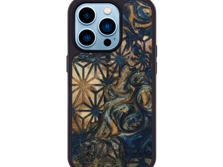 iPhone 14 Pro Wood+Resin Phone Case - Shana (Pattern, 696593) Sale