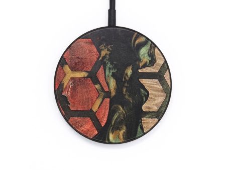 Circle Wood+Resin Wireless Charger - Alice (Pattern, 695748) on Sale