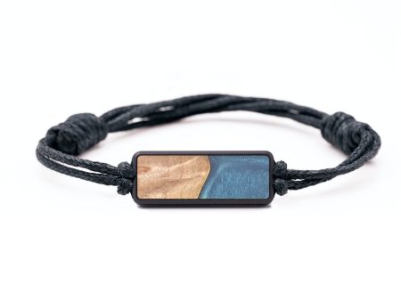 Classic Wood+Resin Bracelet - Riley (Blue, 694646) Fashion