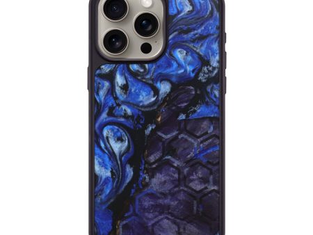 iPhone 15 Pro Max Wood+Resin Phone Case - Melody (Pattern, 697600) on Sale