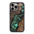 iPhone 15 Pro Max Wood+Resin Phone Case - Henry (Green, 696083) Online