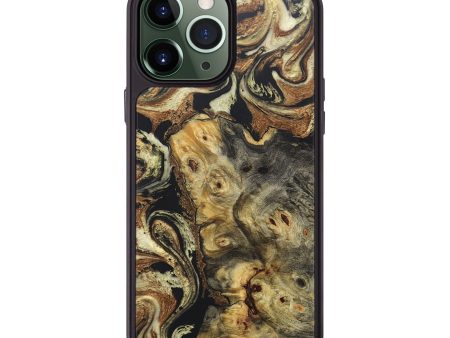 iPhone 13 Pro Max Wood+Resin Phone Case - Rochelle (Black & White, 697092) Online