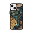 iPhone 13 Wood+Resin Phone Case - Nadia (Mosaic, 698311) Fashion