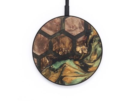 Circle Wood+Resin Wireless Charger - Carole (Pattern, 695744) Online Hot Sale