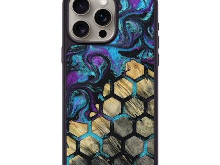 iPhone 15 Pro Max Wood+Resin Phone Case - Debra (Pattern, 694736) For Discount