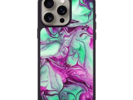 iPhone 15 Pro Max Wood+Resin Phone Case - Nelson (Watercolor, 695688) Sale