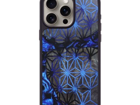 iPhone 15 Pro Max Wood+Resin Phone Case - Mona (Pattern, 695526) For Discount