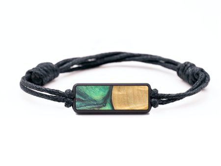 Classic Wood+Resin Bracelet - Yvonne (Green, 694678) Online Hot Sale