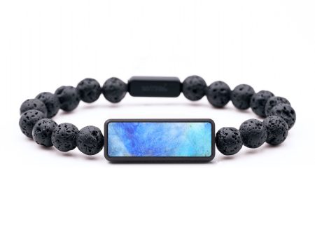 Lava Bead ResinArt Bracelet - Hilary (Watercolor, 694484) on Sale