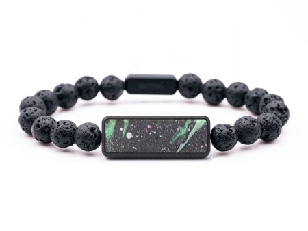 Lava Bead ResinArt Bracelet - Albert (Cosmos, 694496) For Cheap