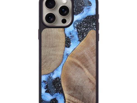 iPhone 15 Pro Max Wood+Resin Phone Case - Joni (Cosmos, 695587) on Sale