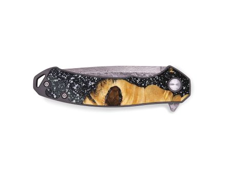 EDC Wood+Resin Pocket Knife - Stefanie (Cosmos, 695014) Online Sale