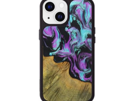 iPhone 13 Wood+Resin Phone Case - Katelyn (Purple, 697534) Discount