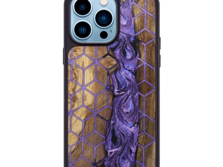 iPhone 14 Pro Max Wood+Resin Phone Case - Glen (Pattern, 697620) Cheap