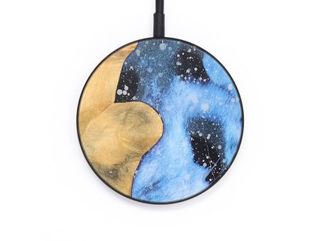 Circle Wood+Resin Wireless Charger - Paisley (Cosmos, 695710) Fashion