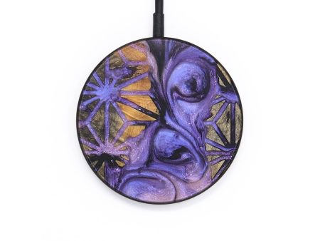 Circle Wood+Resin Wireless Charger - Frank (Pattern, 695469) Online Hot Sale