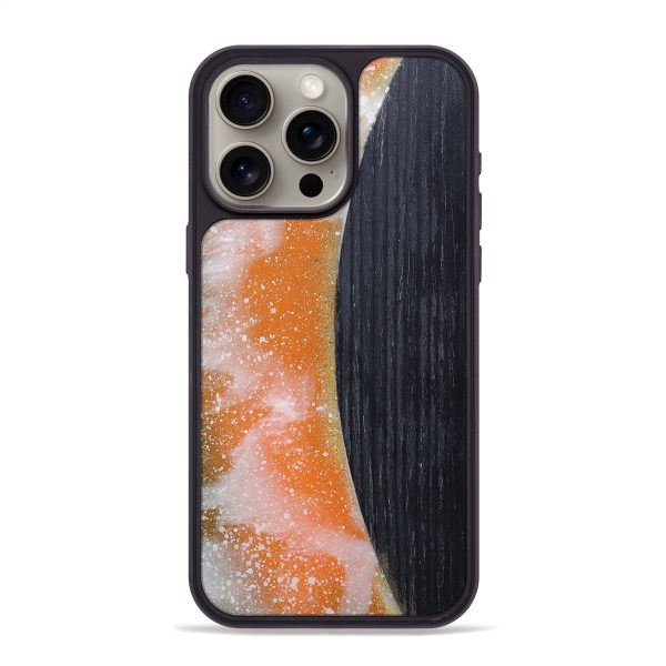 iPhone 15 Pro Max Wood+Resin Phone Case - Corbin (Eclipse, 698095) Online Sale