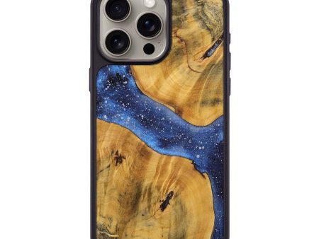 iPhone 15 Pro Max Wood+Resin Phone Case - Kristy (Cosmos, 699360) Sale