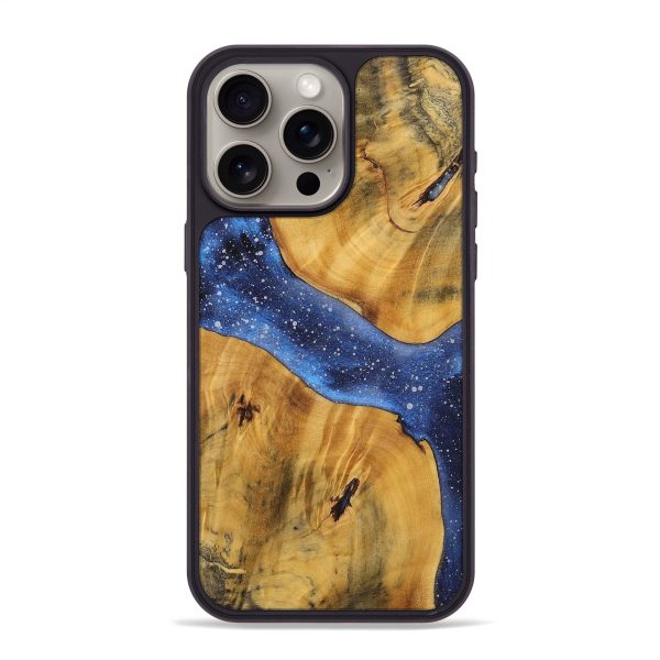 iPhone 15 Pro Max Wood+Resin Phone Case - Kristy (Cosmos, 699360) Sale