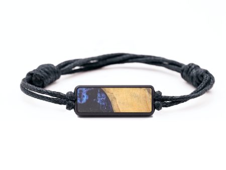 Classic Wood+Resin Bracelet - Daleyza (Blue, 694619) Online