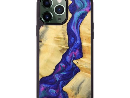 iPhone 13 Pro Max Wood+Resin Phone Case - Connie (Purple, 694164) Online Sale