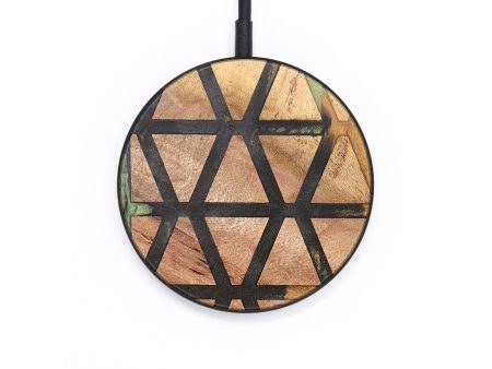 Circle Wood+Resin Wireless Charger - Otto (Pattern, 695743) on Sale