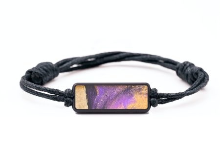 Classic Wood+Resin Bracelet - Amora (Purple, 694569) on Sale