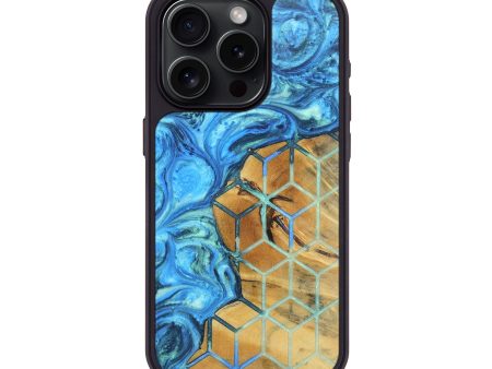 iPhone 15 Pro Wood+Resin Phone Case - Aviana (Pattern, 697302) Hot on Sale