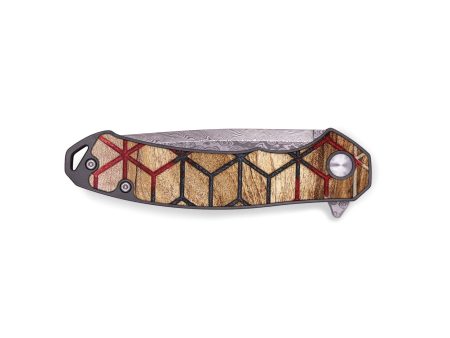 EDC Wood+Resin Pocket Knife - Delilah (Pattern, 694240) For Sale