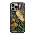 iPhone 15 Pro Max Wood+Resin Phone Case - Malaysia (Green, 699568) on Sale