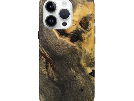 iPhone 15 Pro Wood+Resin Live Edge Phone Case - Irving (Wood Burl, 698621) Online Sale