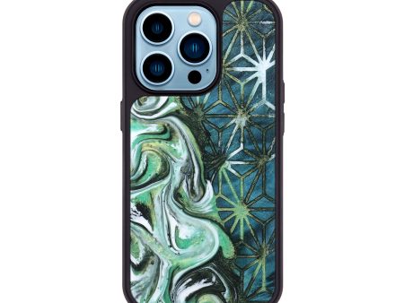 iPhone 14 Pro Wood+Resin Phone Case - Tim (Pattern, 694722) Fashion