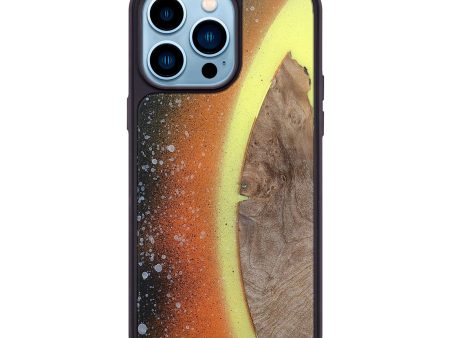 iPhone 14 Pro Max Wood+Resin Phone Case - Brittney (Eclipse, 697998) Online