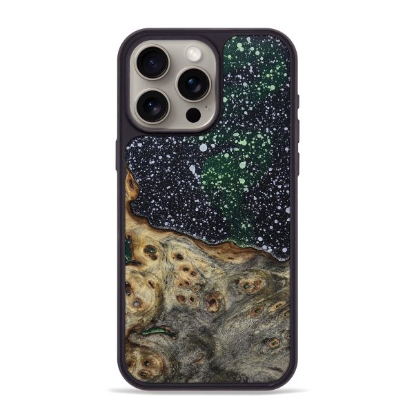 iPhone 15 Pro Max Wood+Resin Phone Case - Jaiden (Cosmos, 694775) on Sale