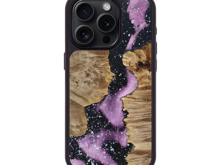 iPhone 15 Pro Wood+Resin Phone Case - Alayna (Cosmos, 694362) Fashion