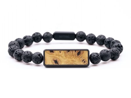 Lava Bead  Bracelet - Marely (Wood Burl, 699330) Fashion