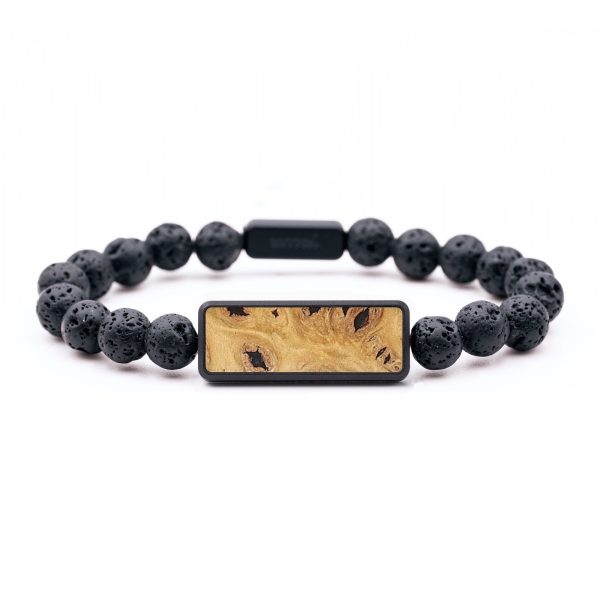 Lava Bead  Bracelet - Marely (Wood Burl, 699330) Fashion