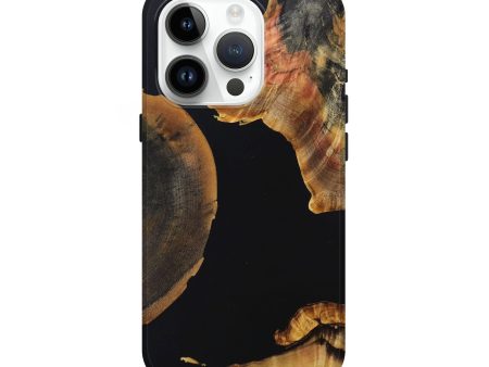 iPhone 15 Pro Wood+Resin Live Edge Phone Case - Tasha (Mosaic, 697415) For Sale