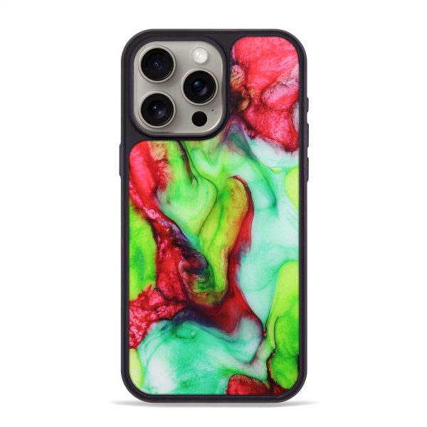 iPhone 15 Pro Max Wood+Resin Phone Case - Dave (Watercolor, 697167) Cheap