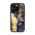 iPhone 15 Pro Wood+Resin Phone Case - Wyatt (Cosmos, 697132) For Sale