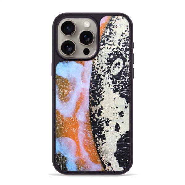 iPhone 15 Pro Max Wood+Resin Phone Case - Jimmy (Eclipse, 698068) Online Sale