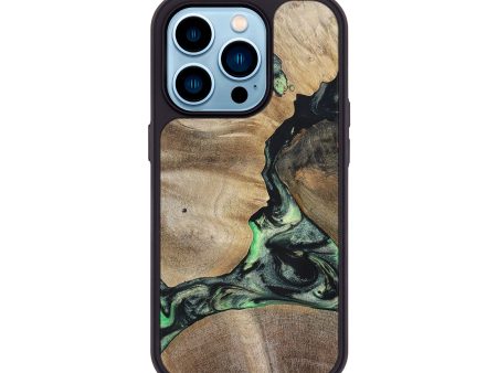 iPhone 14 Pro Wood+Resin Phone Case - Ross (Mosaic, 694782) Online now