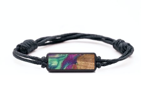 Classic Wood+Resin Bracelet - Wilfred (Purple, 699269) on Sale